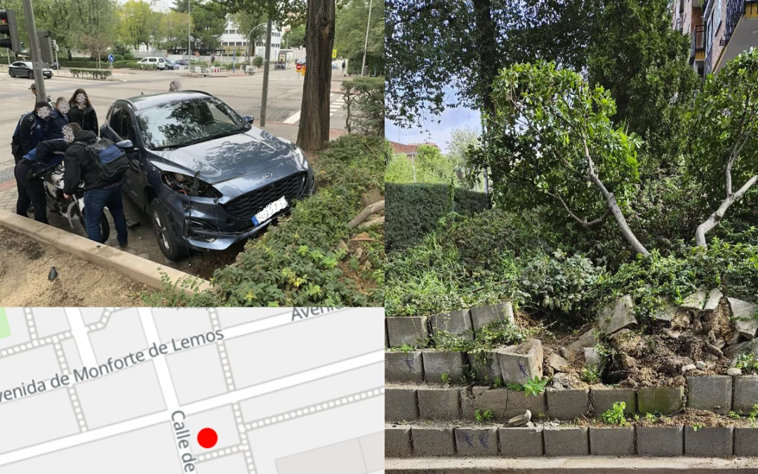 Accidente paso peatones